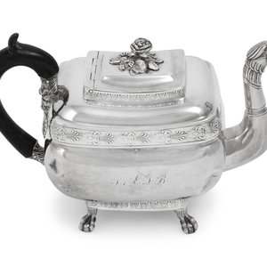 An American Silver Teapot Anthony