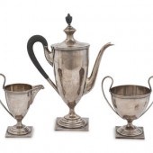 An American Silver Three-Piece