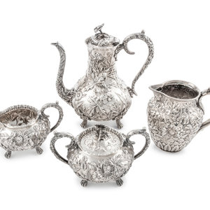 An American Silver Three-Piece
