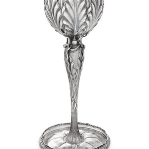 An American Silver Vase Late
