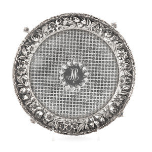 An American Silver Waiter S. Kirk &
