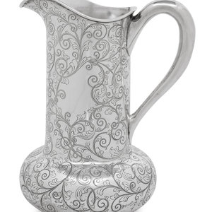An American Silver Water Pitcher