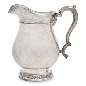 An American Silver Water Pitcher