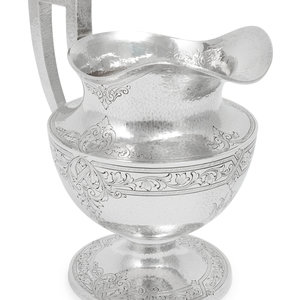 An American Silver Water Pitcher