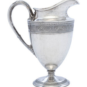 An American Silver Water Pitcher