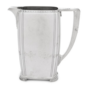 An American Silver Water Pitcher R.