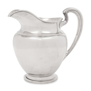 An American Silver Water Pitcher