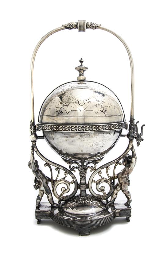 An American Silverplate Covered