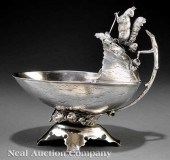 An American Silverplate Figura