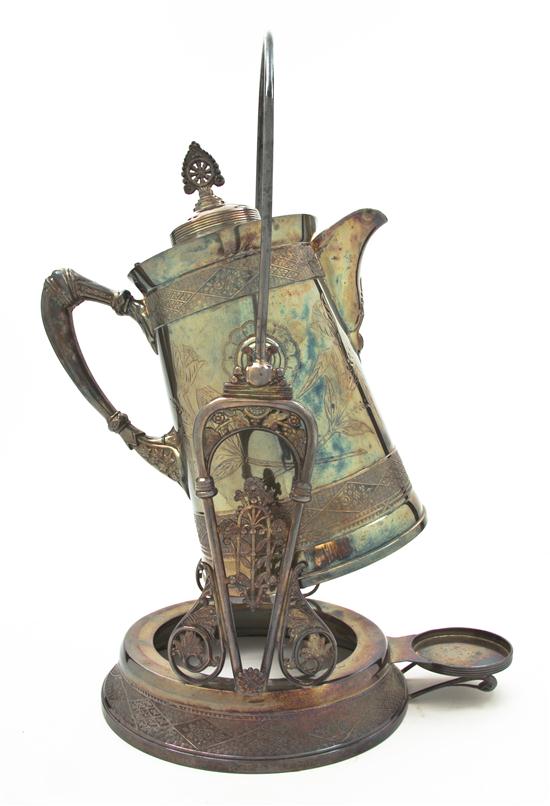 An American Silverplate Hot Water