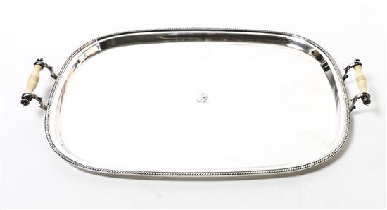 An American Silverplate Serving