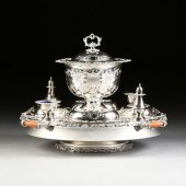 AN AMERICAN SILVERPLATED REVOL