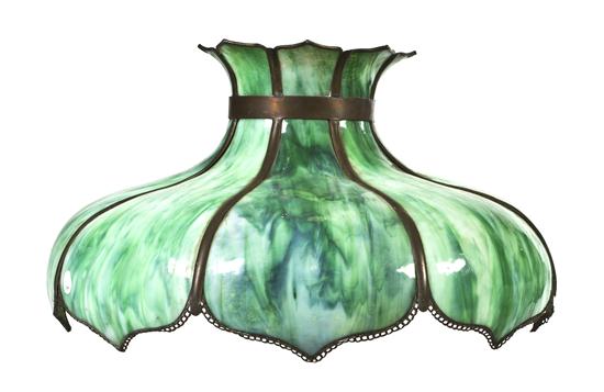 An American Slag Glass Hanging