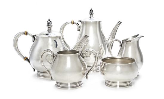 * An American Sterling Silver Tea