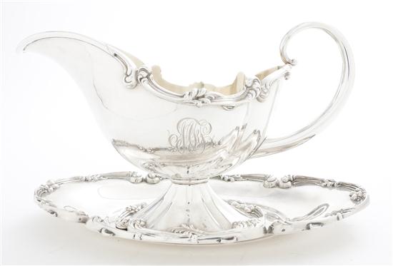 * An American Sterling Silver Gravy