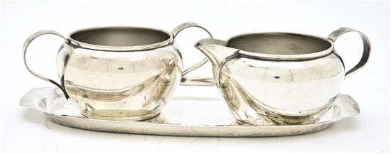 An American Sterling Silver Creamer