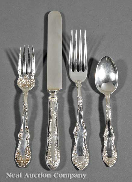 An American Sterling Silver Partial