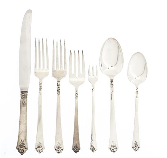 An American Sterling Silver Partial