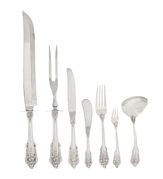 An American Sterling Silver Partial