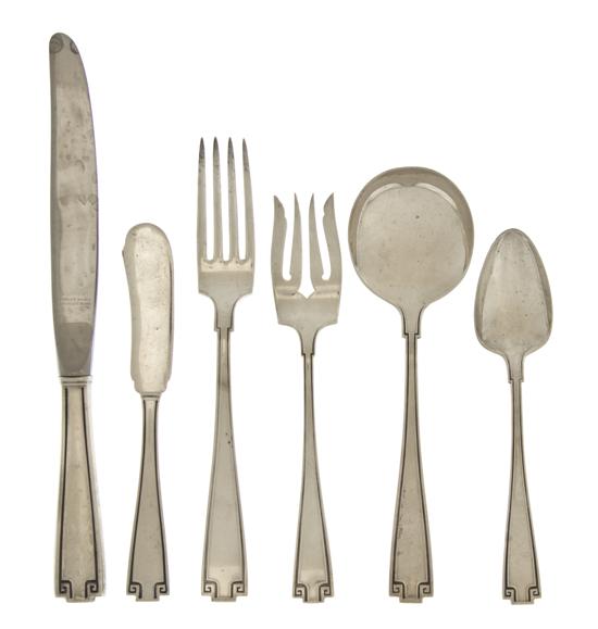An American Sterling Silver Partial