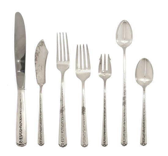An American Sterling Silver Partial