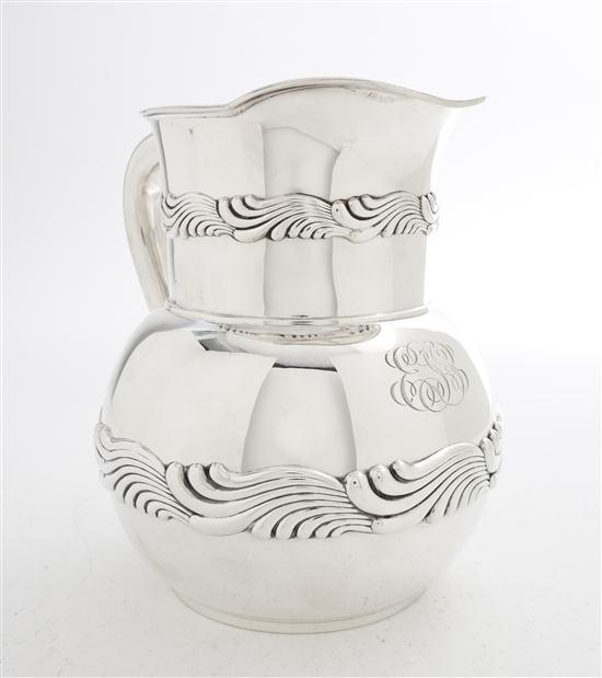 An American Sterling Silver Pitcher