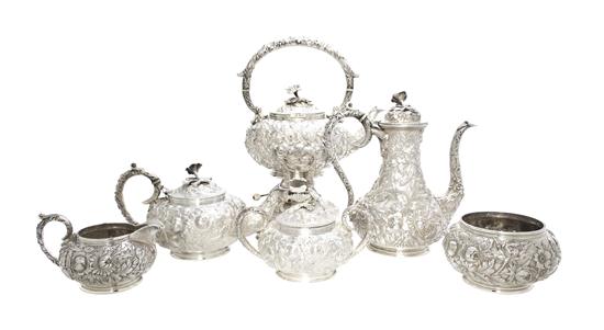 An American Sterling Silver Tea and