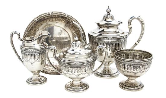 An American Sterling Silver Tea Set