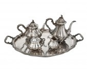 AN AMERICAN STERLING SILVER TE