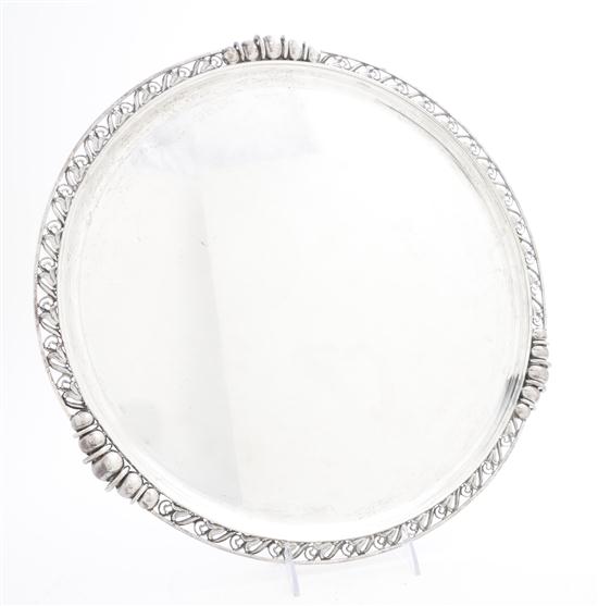 An American Sterling Silver Tray