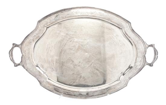 An American Sterling Silver Tray
