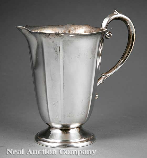 An American Sterling Silver Water