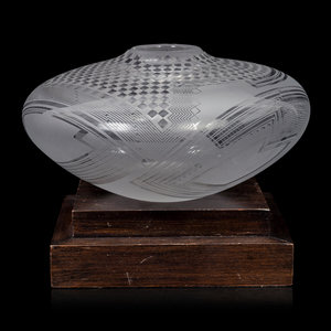 An American Studio Glass Vase by