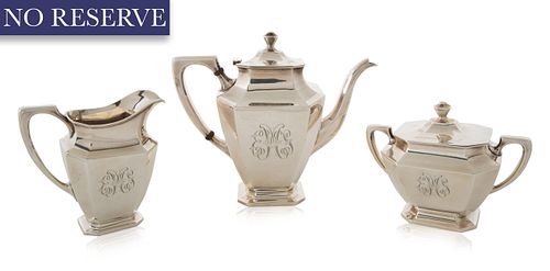 AN AMERICAN THREE-PIECE STERLING