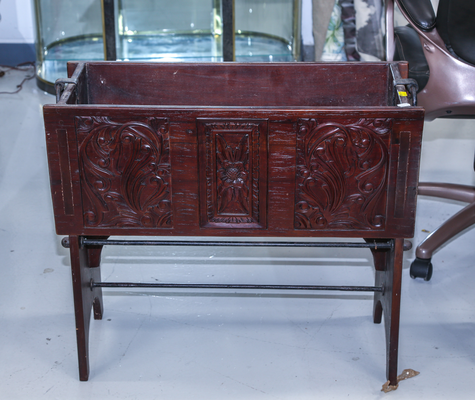 AN AMERICAN TUDOR REVIVAL WALNUT