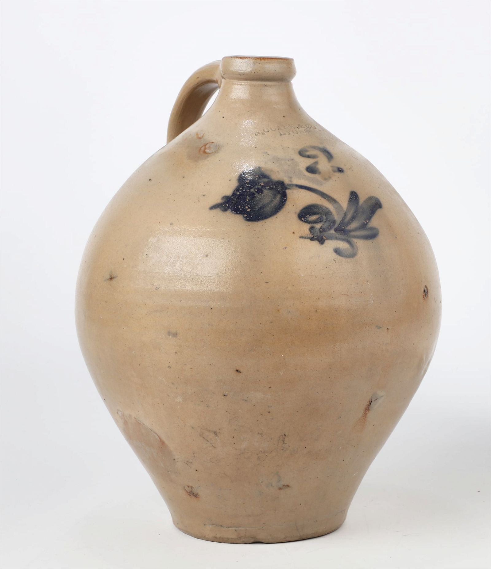 AN AMERICAN TWO GALLON STONEWARE