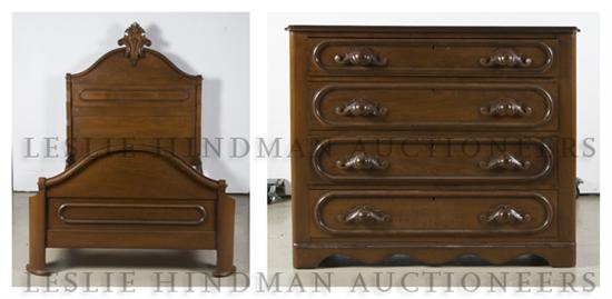 An American Victorian Bedroom Suite