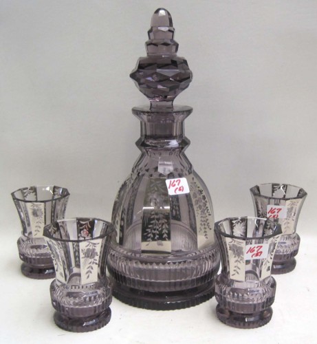 AN AMERICAN VICTORIAN FIVE PIECE