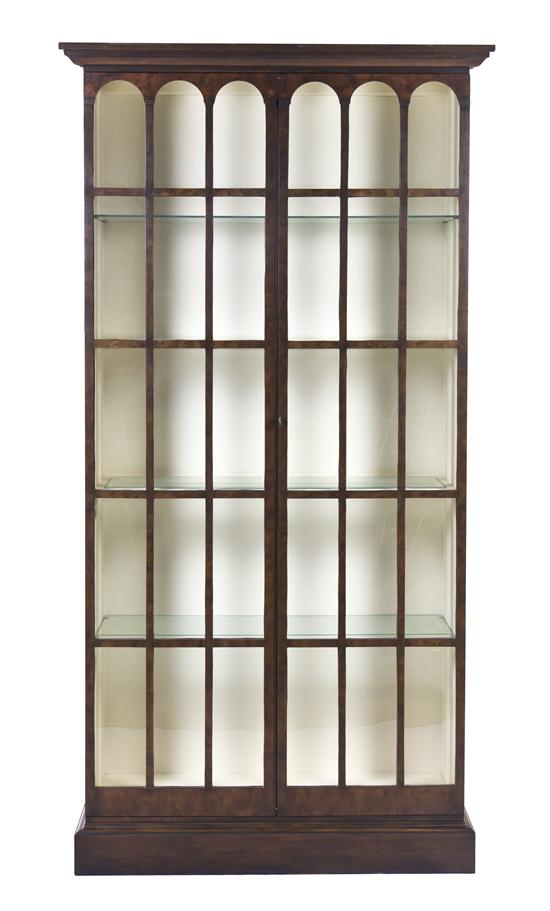 * An American Vitrine Cabinet Baker