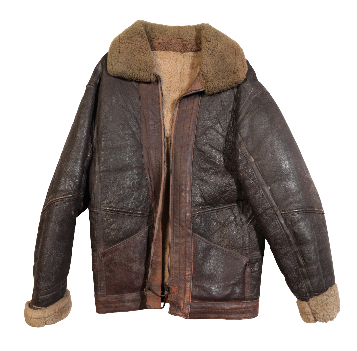 AN AMERICAN WWII ERA LEATHER FLIGHT