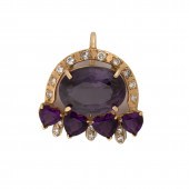 AN AMETHYST, DIAMOND FOURTEEN