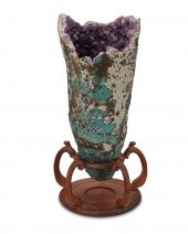AN AMETHYST GEODEAn amethyst g