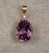AN AMETHYST PENDANTAN AMETHYST