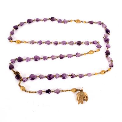 An amethyst quartz and