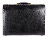 AN AMIET OSTRICH LEATHER BRIEF