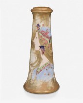 AN AMPHORA ART POTTERY PORTRAI