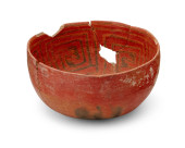 AN ANASAZI POTTERY BOWL<br>An