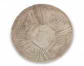 AN ANASAZI SNOWFLAKE BLACK-ON-