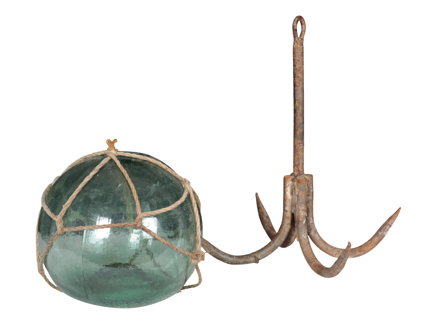AN ANCHOR AND A LINE FLOAT the