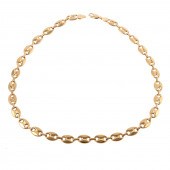 AN ANCHOR-LINK NECKLACE IN 14K